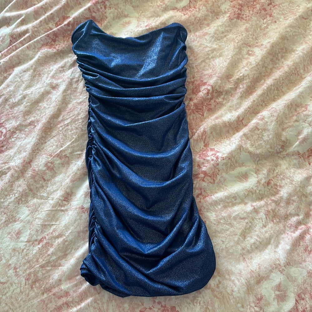 Lucy in the Sky Blue Sparkly Mini Dress